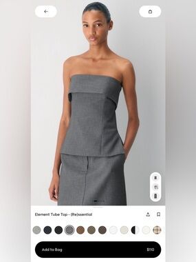 Babaton Element Tube Top. NWOT size 0